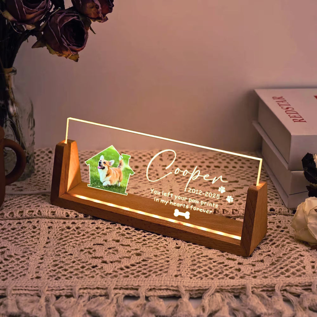 Custom Pet Memorial LED Night Light
