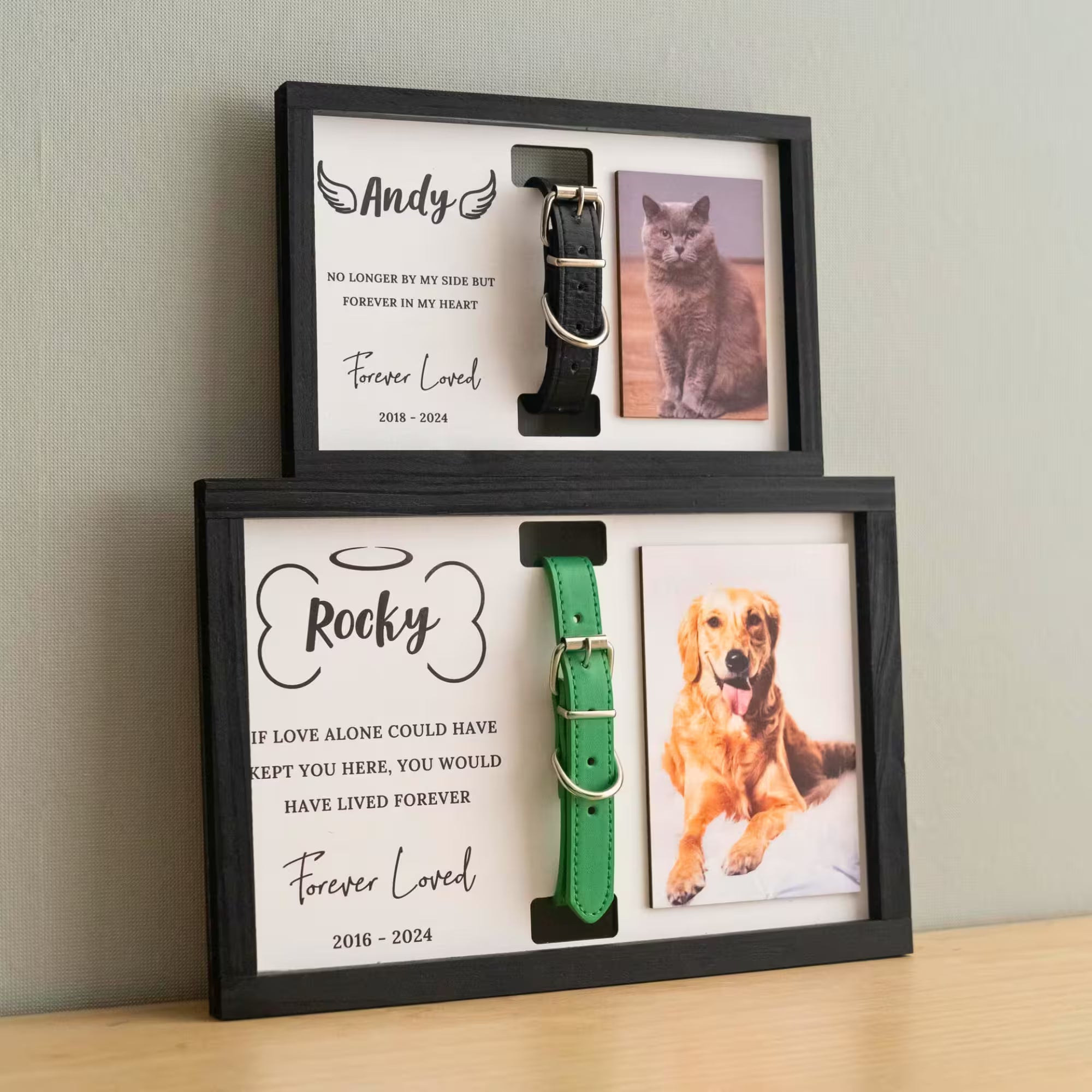 Personalized Pet Memorial Wooden Frame