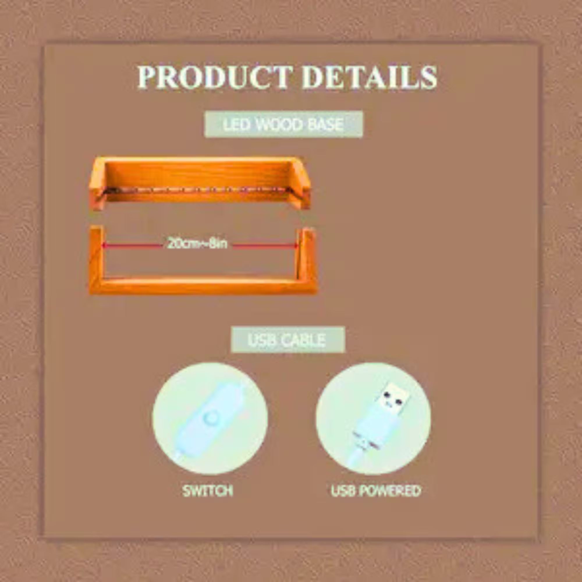 Custom Pet Memorial LED Night Light