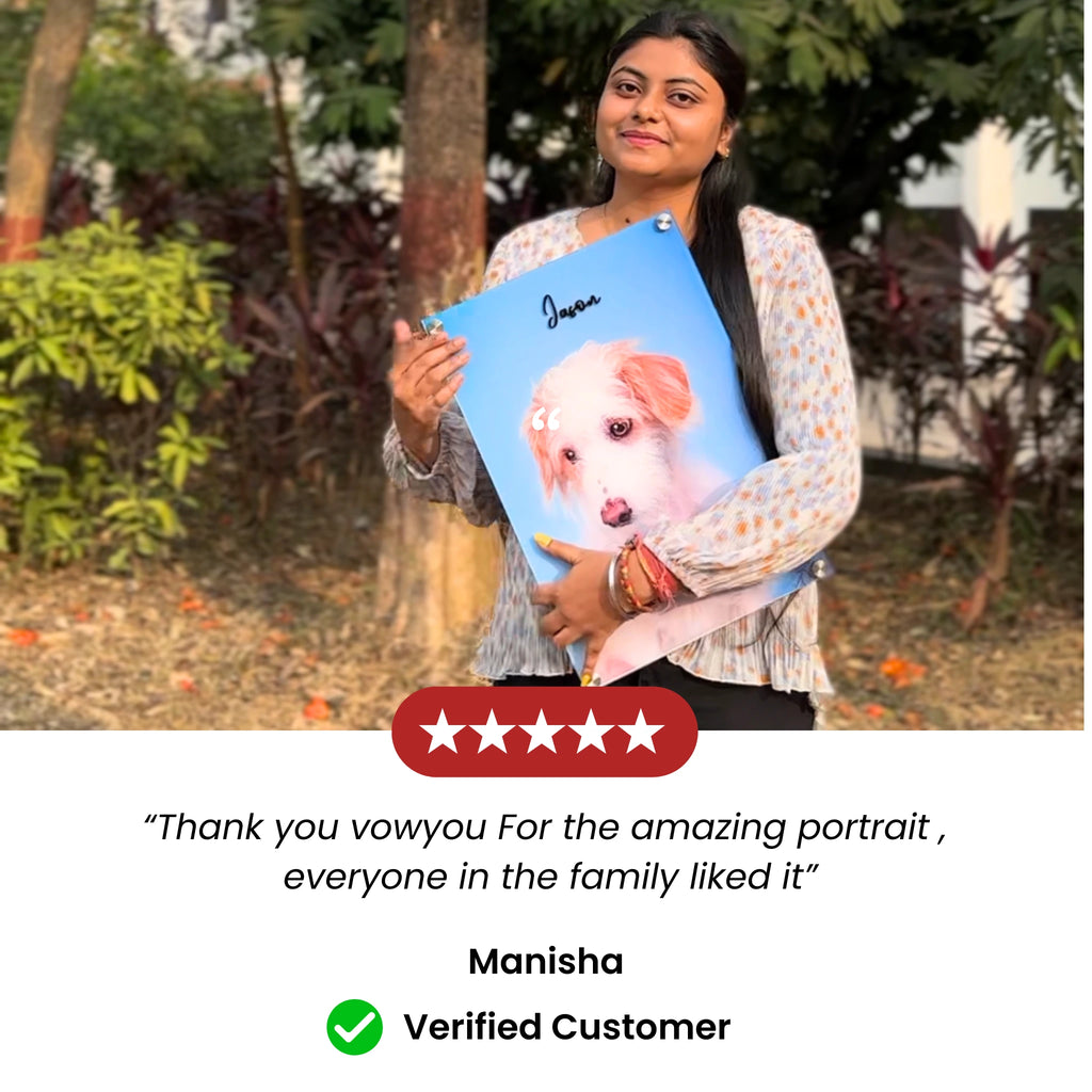 Customised Pet Portrait Standard