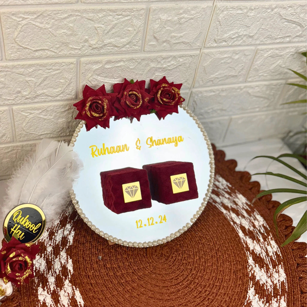 Customized Engagement Ring Platter