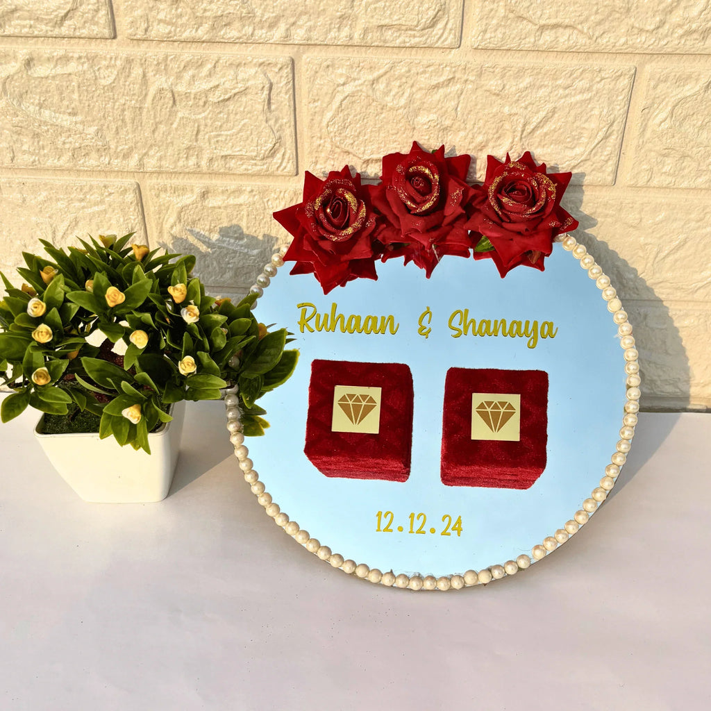 Customized Engagement Ring Platter