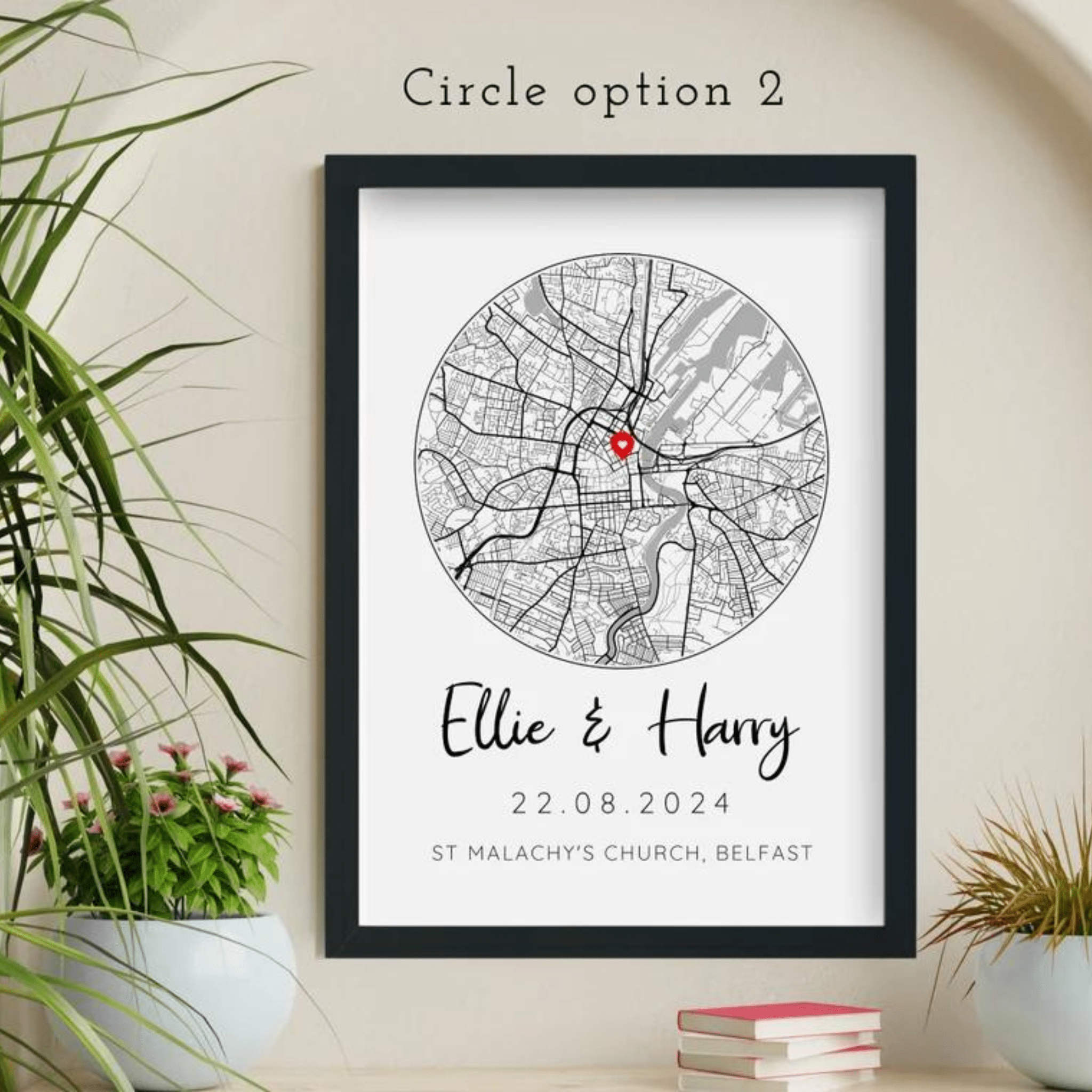 First Date Frame - Personalized Wedding Anniversary Gift