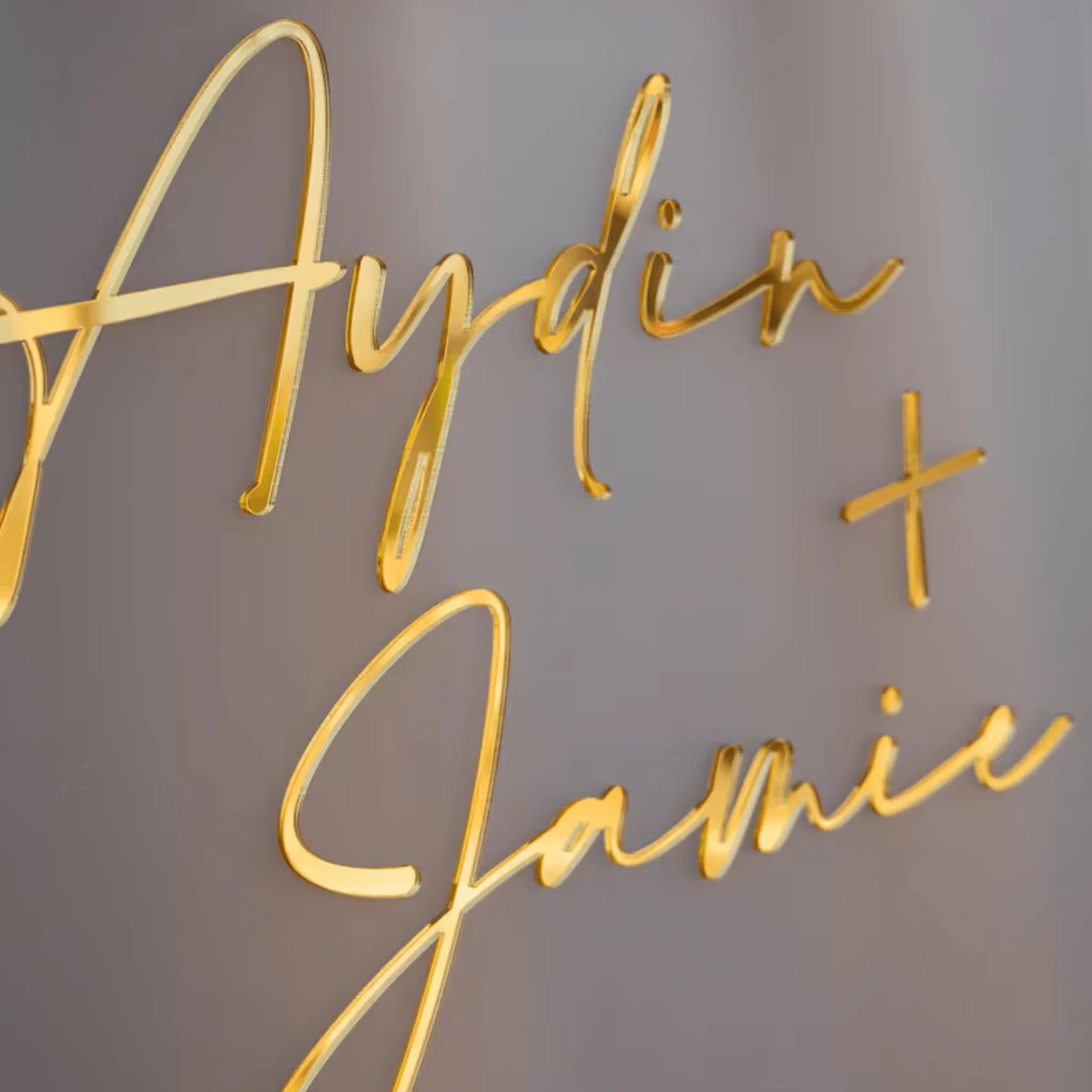 Frosted Acrylic Wedding Welcome Sign