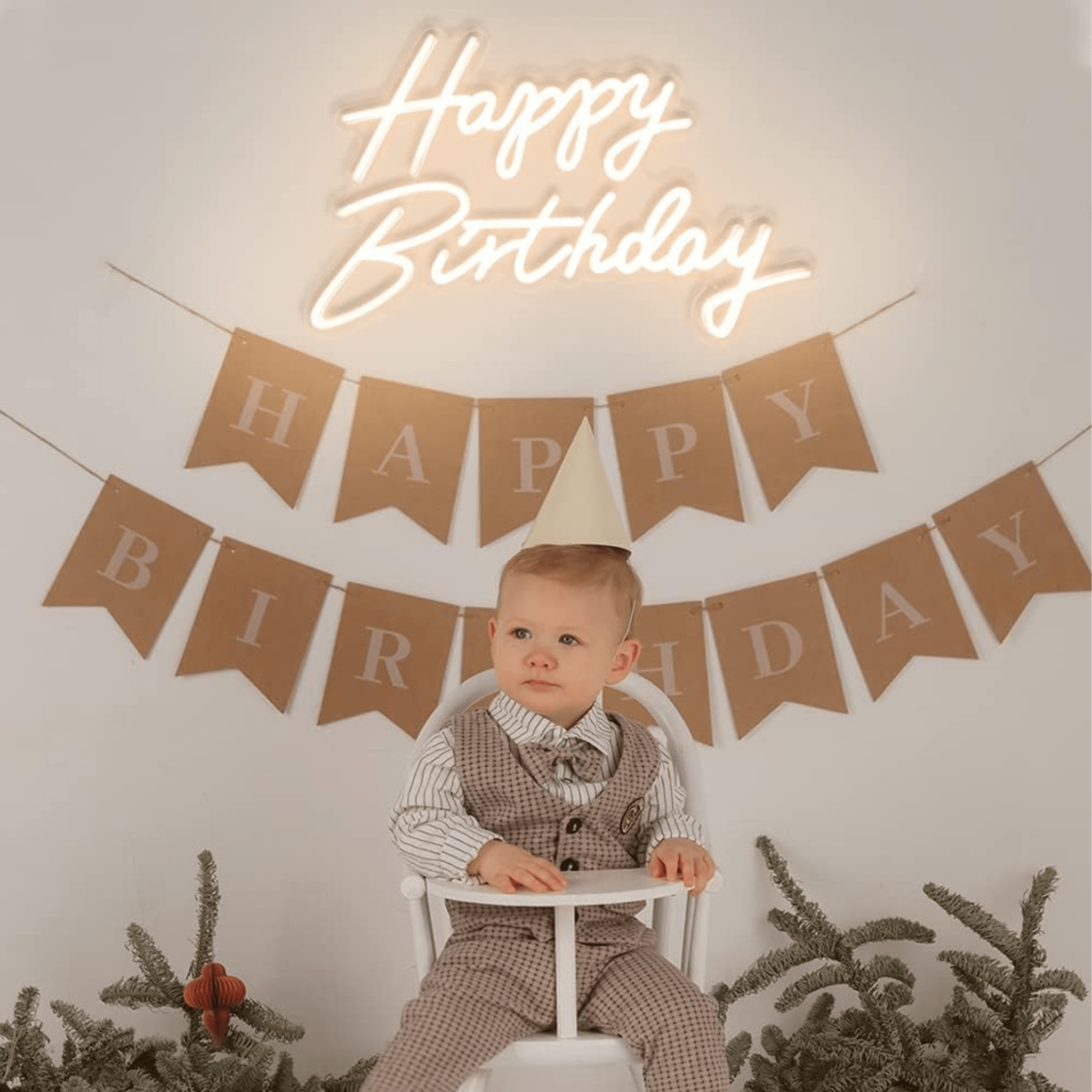 Happy Birthday Neon Light - USB Powered