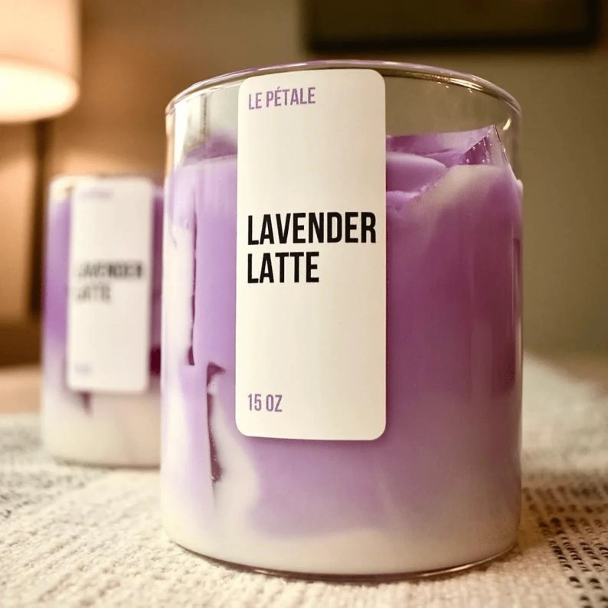 Lavender Latte Iced Candle
