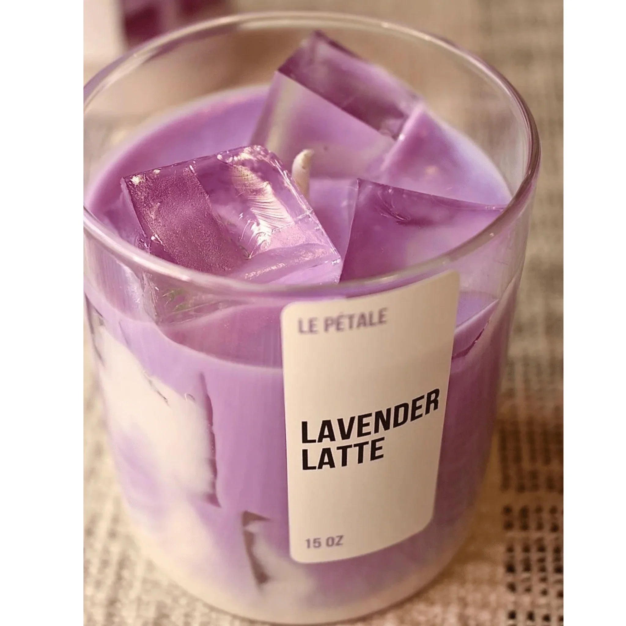 Lavender Latte Iced Candle