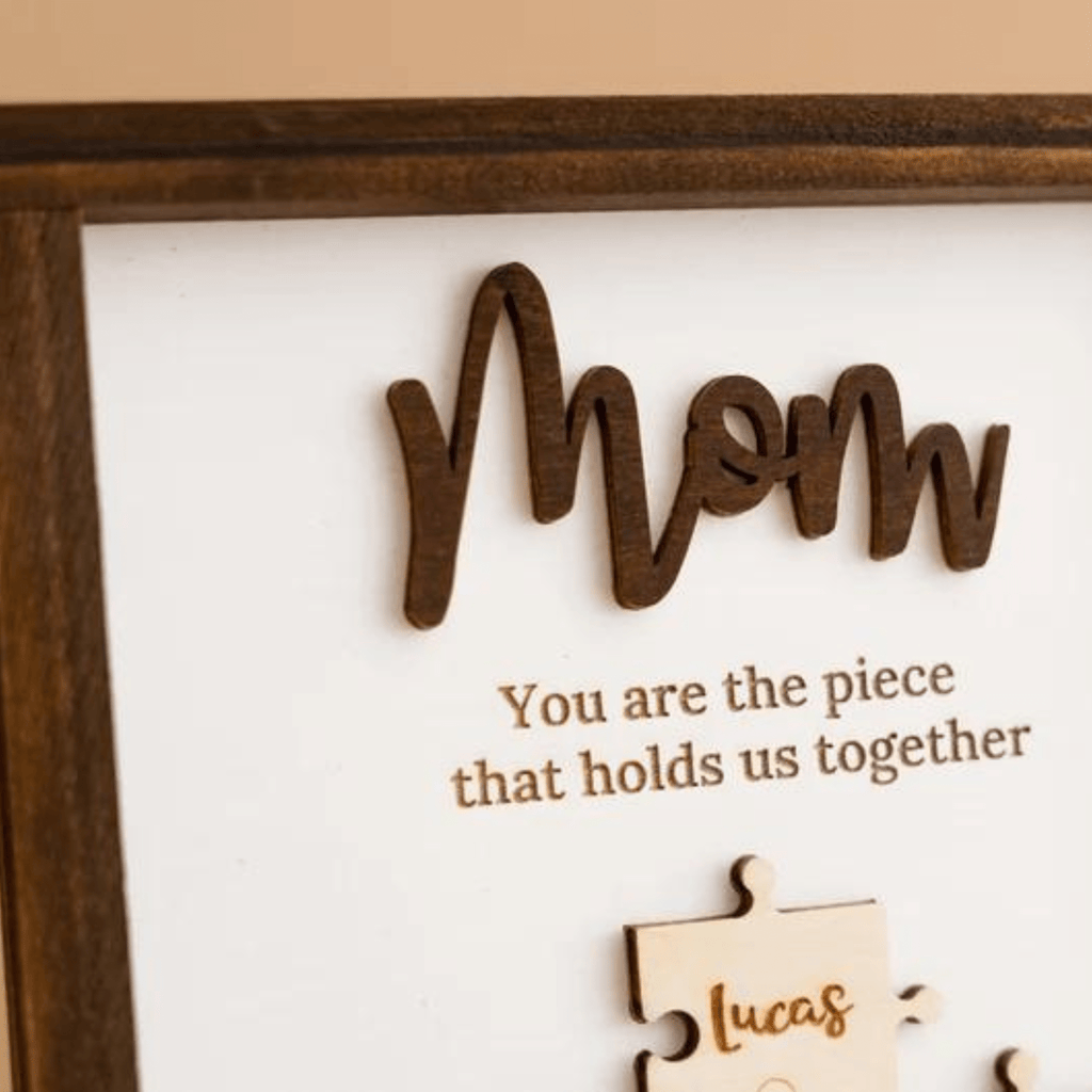 Mother's Day Gifts - Mama Puzzle Piece Sign