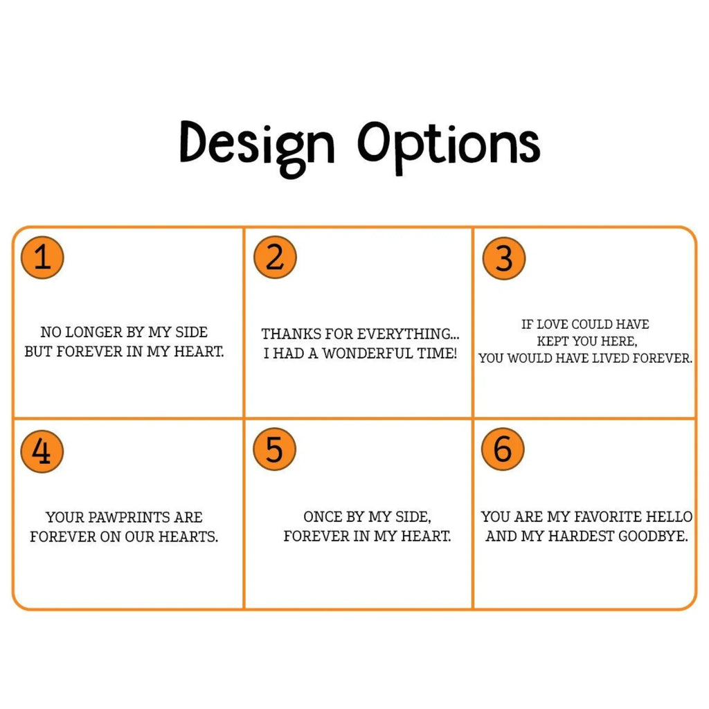 Personalized Pet Memorial Wooden Frame