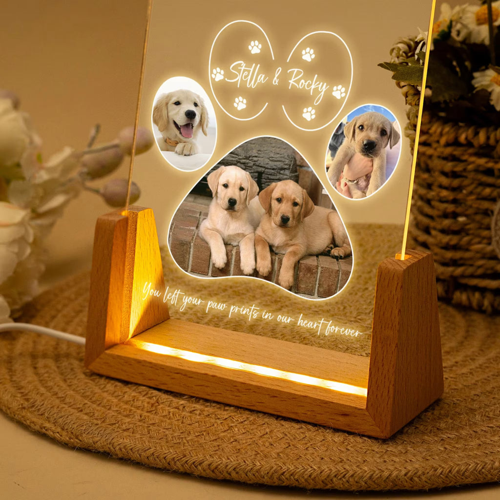 Personalized Pet Memorial LED Night Light