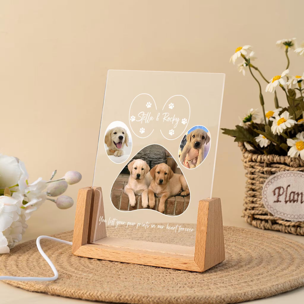 Personalized Pet Memorial LED Night Light